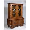 Image 1 : CIRCA 1930 OAK NEO RENAISSANCE CHINA HUTCH