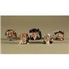 Image 1 : FIVE MINIATURE ROYAL DOULTON CHARACTER JUGS