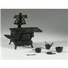 Image 1 : AMERICAN MINIATURE CAST IRON STOVE & ACCESSORIES