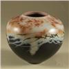 Image 1 : SHELLIE HOFFER BULBOUS SAGGAR POTTERY VASE