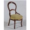 Image 1 : CIRCA 1870 VICTORIAN ROCOCCO WALNUT SIDE CHAIR