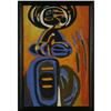 Image 1 : TEMPERA PAINTING MARGARET PETERSON ABSTRACT
