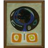 Image 1 : TEMPERA PAINTING MARGARET PETERSON ABSTRACT