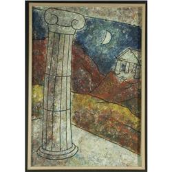 ACRYLIC PAINTING CHRISTOPHE (BOULAY) GRECO-ROMAN