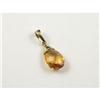 Image 1 : CITRINE AND 10K GOLD PENDANT