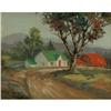 Image 1 : OIL PAINTING FRED OLDFIELD KITTITAS FARM