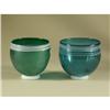 Image 1 : TWO SIGNED ART GLASS VESSELS 2000