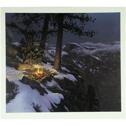 LIMITED EDITION LITHOGRAPH STEPHEN LYMAN WARM/FIRE