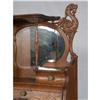 Image 2 : CIRCA 1880 OAK SIDE-BY-SIDE SECRETARY/BOOKCASE