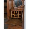 Image 3 : CIRCA 1880 OAK SIDE-BY-SIDE SECRETARY/BOOKCASE