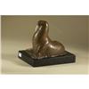 Image 2 : BRONZE WALRUS SCULPTURE