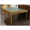 Image 2 : CIRCA 1870-80 TIGER OAK STEAMBOAT GAMING TABLE
