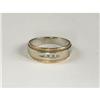 DIAMOND & 14K WHITE & YELLOW GOLD MAN'S RING