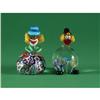 Image 1 : TWO MURANO GLASS PAPERWEIGHT CLOWNS
