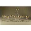 Image 1 : EIGHT MOSER STYLE CLEAR AND GILT STEMWARE