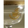 Image 2 : EIGHT MOSER STYLE CLEAR AND GILT STEMWARE