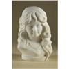 Image 1 : WHITE MARBLE CONTINENTAL BUST YOUNG GIRL
