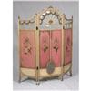 FRENCH LATE 19TH CENTURY THREE PANEL SCREEN