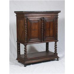 ITALIAN COUNTRY WALNUT PART 18TH CENTURY CABINET