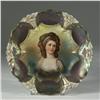 Image 1 : RS PRUSSIA LILY MOLD TIFFANY FINISH PORTRAIT PLATE