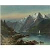 Image 1 : OIL PAINTING JOHN ENGLEHART CA LANDSCAPE