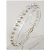 Image 1 : CULTURED PEARL BRACELET WITH 14K GOLD CLASP