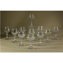 BACCARAT MESSENA CRYSTAL WATER GOBLETS