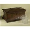 Image 2 : ENGLISH GEORGE IV ROSEWOOD TEA CADDY