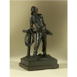 KOWALCZEWSKI BRONZE SEAMAN SCULPTURE POLISH