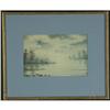 Image 2 : WATERCOLOR SYDNEY J. YARD MISTY LAKE