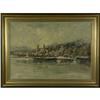 Image 2 : OIL PAINTING MID-CENTURY EUROPEAN MILTENBERG