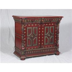 CIRCA 1870 FRENCH NEO RENAISSANCE PAINTED BUFFET