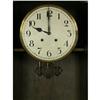 Image 2 : EDWARDIAN OAK REGULATOR WALL CLOCK