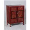 Image 1 : CHINESE CARVED RED CHEST
