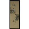 Image 1 : FOUR PAINTINGS ON SILK JAPANESE BIRDS