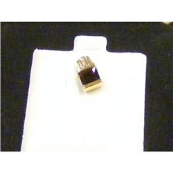 GARNET AND DIAMOND PENDANT