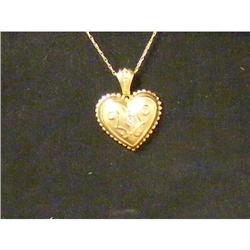 Heart Pendant with Diamond