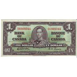 $1.00 note 1937, grade UNC, Charlton # BC-21b