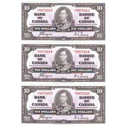 $10.00 note 1937, UNC, Charlton # BC-24c