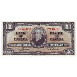 $100.00 note 1937, UNC-60, Charlton # BC-27b