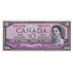 $10.00 DF note 1954, UNC-60, Charlton #BC-32a