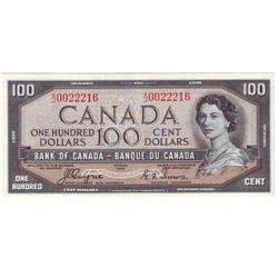$100.00 DF note 1954 UNC-63, Charlton #BC-35a