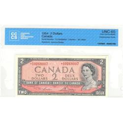 $2.00 repl note 1954, CCCS UNC-65, BC-38dA
