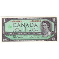 $1.00 repl note 1967, UNC-65, BC-45bA