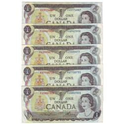 $1.00 note 1973, VF/EF, Charlton # BC-46a