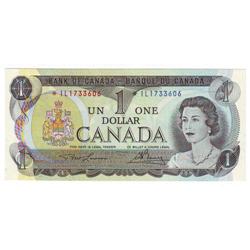 $1.00 Repl note 1973, UNC-63, Ch # BC-46aA