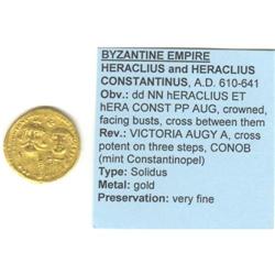 Ancient Byzantine Gold Solidus