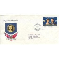 Bermuda $100 Gold in 1st Day Cover