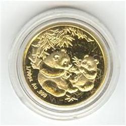 China Gold, 1/10 oz .999. Panda 2006