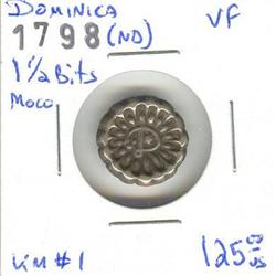 Dominica 1 1/2 Bits (Moco), VF to EF